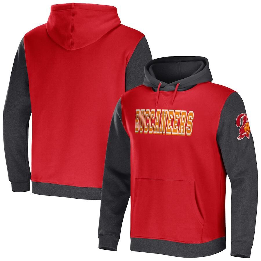 Men 2023 NFL Tampa Bay Buccaneers red Sweatshirt style 3